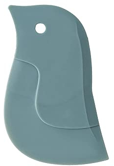 Pan Scraper Silicone Scraper, Penguin Shape Kitchen Tool Oil Plate Multifunction Scraper Bowl Scraper for Kitchen Pans, Bowls Baking Washing, Green