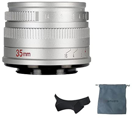 7artisans 35mm F1.4 Mark II APS-C Manual Focus Prime Lens Large Aperture Compatible with Fuji Camera X-A1 X-A10 X-A2 X-A3 A-at X-M1 XM2 X-T1 X-T3 X-T10 X-T2 X-T20 X-T30