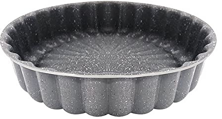 Mengmen Stampo per Torta Charlotte, Rivestimento Antiaderente Un 4 Strati, Stampo per Torta Charlotte nel Alluminio Pressofuso, Bakeware Un Sgancio Rapido, 9,5 Pollici B