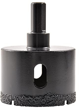 KATUR Diamond Drill Bit Brazed Core Hole Saw 50mm, Hollow Hole Cutter for Glass, Porcelain, Tile, Marble, Ceramic, Granite