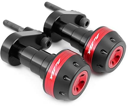 APLUZ Für Yamaha Für YZFR1 R1 2007/2008 Motorrad Sturzpads Crash Pad Falling Protector Guard Motorschutz Sliders Sturzpad (Farbe : Rot)