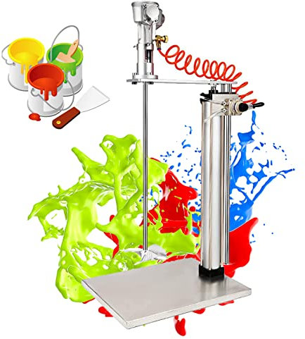 Pneumatische Farbe Mixer Automatische Aufhebung Mischer, Pneumatische Farbe Mixer Maschine, Desktop Vertikale Luft-Mixer Tinte Mischen Maschine für Mischen Feed, Gips, Farbe, Zement, Mörtel