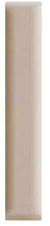MG Design Polsterpaneel 15 x 90 cm in Beige – 3D Wandkissen fürs Bettkopfteil & Wanddeko, ohne Bohren, geräuschmindernd, angenehm matt mit feiner Struktur