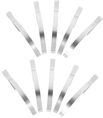 Angoily 30 Stück Fenstergitterclips Edelstahl Fensterspannfeder Eckclip Halteclip für Fliegengitterrahmen zur Fenstermontage und Bildschirmsicherung