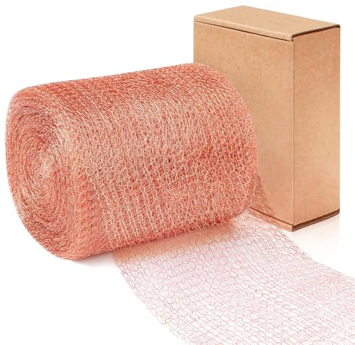 Gaeymy Nastro di Rame per Lumache, Recinzione per Lumache, Rete in Rame a Doppio Strato 12.7cmx 6m, Trappola Repellente per Lumache, Protezione Contro Previene Pparassiti e Roditori del Giardino