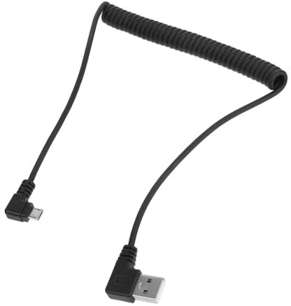 Mobestech Micro Usb Cable Spring Coiled Mini Usb Charging Car Charging Fast Charge Data Cable