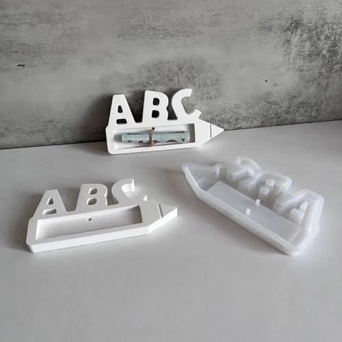 Silikonformen Gießformen Geldgeschenk,Silikonform Alphabet Geldgeschenk Gipsformen zum Gießen ABC Alphabet Pralinenschachtel Gießformen Silikon,Silikon Gießform Geldgeschenk für Schule Saison Geschenk