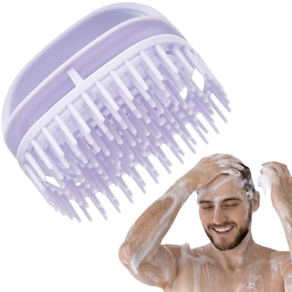 Spazzola massaggiante per cuoio capelluto - Detergente per il lavaggio e l'esfoliazione | Spazzola per shampoo con ciotola doccia, rimozione profonda della forfora, Strumento per la cura dei capelli o