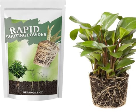 Rooting Powder,Organic Growing Stimulator - Root Stimulating Growth Promoting Powder for Indoor and Outdoor Plant