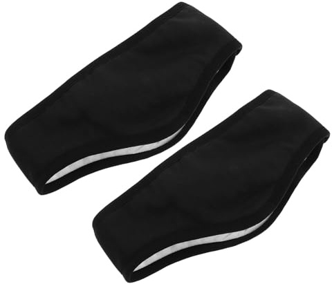 CLISPEED 2pcs Noise Reduction Ear Muffs Sleeping Ear Muffs Men Women Black