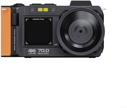 Cámara digital sin espejo 4K con pantalla HD de 3 5 pulgadas, resolución de 96 MP, zoom digital de 50x, grabación de video H 264 y WiFi integrado para una transferencia perfecta de fotos y videos