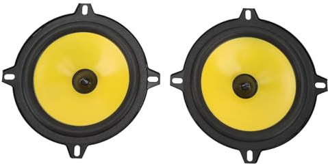 Gucagle Altavoz para automóvil de 4 vías Altavoz estéreo de Rango Completo de 5 Pulgadas y 400 W con Excelentes Graves y Agudos para automóviles y vehículos recreativos Material magnético