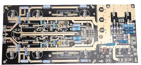 LiebeWH Tube Phono Amplifier Kit Överlägsen Ljudkvalitet Komplett Set för HiFi-entusiaster med Kondensatormotstånd Dioder, för MM Skivspelare