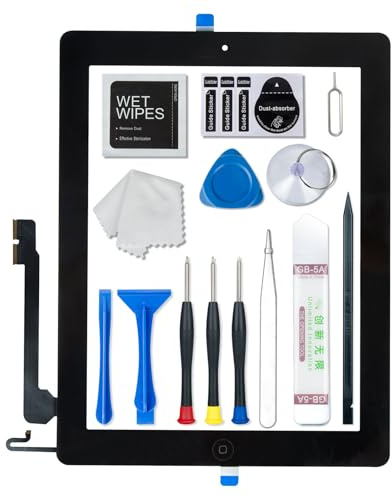 Pantalla táctil para iPad 4 4ª generación con botón de inicio para iPad A1458 A1459 A1460