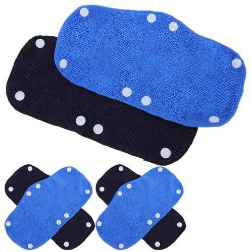 Hoement 6 Pezzi Fodere Assorbi Sudore per Casco Antinfortunistico Clip in Poliestere Lavabili e Comode per Lavoratori Edili e Attività All'aperto
