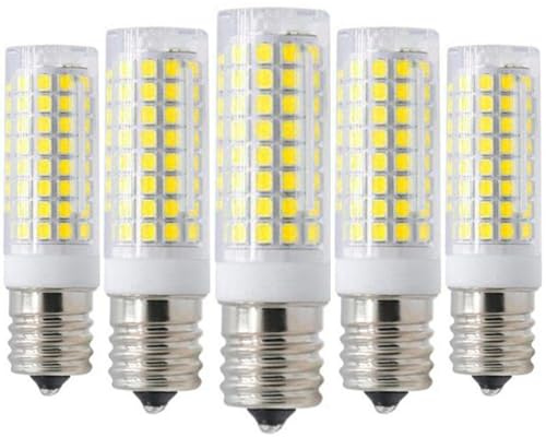 ZVfsdgSDFG Light Bulb, E17 LED Bulb 10W, Equivalent 100W,AC220V, 5pc, 360°Beam Angle(Cool White)