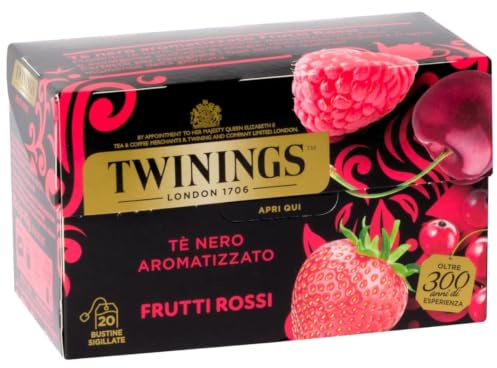 Twinings - Tè Nero (Frutti Rossi, 25 Bustine)