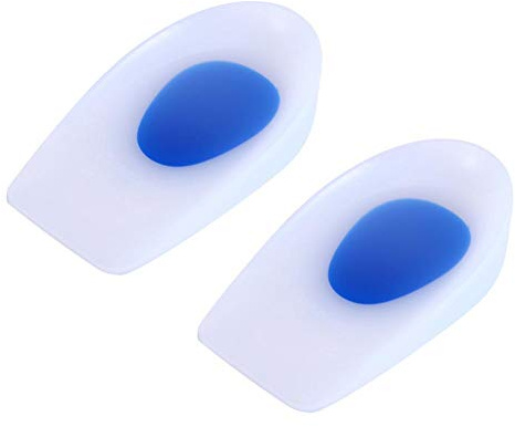 Suola interna tallone cuscino cuscino di piede di assorbimento degli urti di tacco gel/Tacco/cuscino unisex 2 taglia, talloniera in silicone 3 cm 41