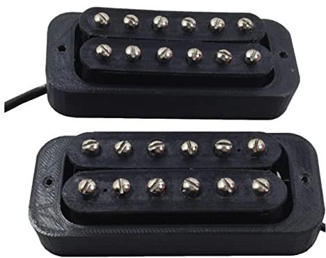 Alegree Handaufzug in Großbritannien Heat Wave P90 Humbucker mit Halterung und weißer Brücke