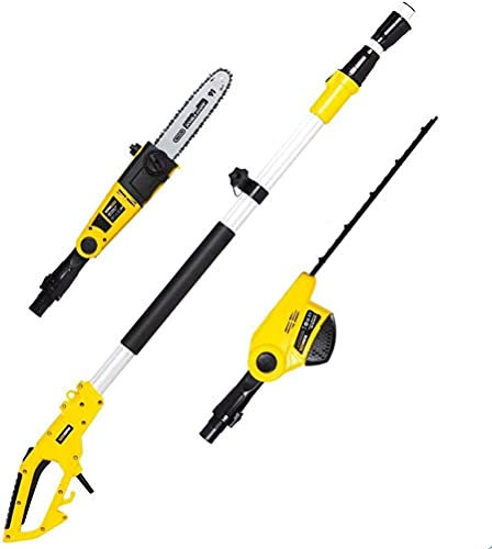 Tagliasiepi Tagliasiepi 2 in 1 Cordless Telescopic Pole Tagliasiepi Taglierina Facile da Raggiungere Asta telescopica Leggera