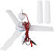 DC 12V Ventilatore da Soffitto Portatile 19.7 Mini Ventilatore da Soffitto Appeso Ventilatore da Campeggio Tenda Fan per Camper all'Aperto Gazebo, Ventilatore da Soffitto Alimentato a Batteria