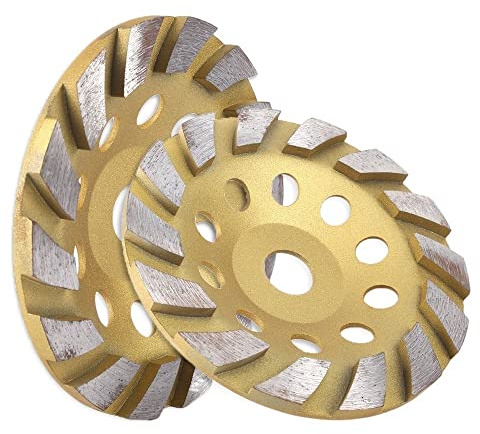 Disque De Poncage Beton 1 pièces 100/125/150/180mm Diamant Disque de meulage meuleuse Abrasive Outils de Roue Forme de Bol for béton carrelage Granit Outils de Polissage Disque Diamant Surfacage (Siz