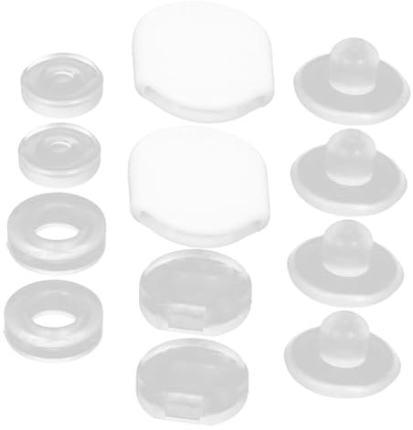 NUOBESTY Ohrclip-pads Diy-ohrclip-befunde Kleine Ohrring-polster Ohrring-sicherheitspads
