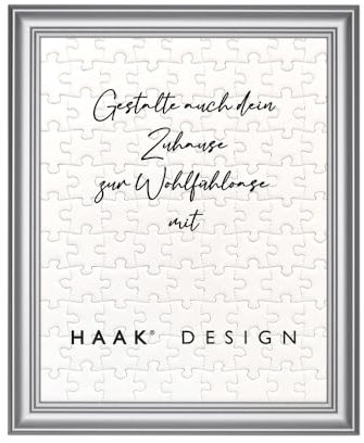 Haak Puzzlerahmen Luna Alu geschliffen 60 X 80 cm ANTIREFLEX ENTSPIEGELT Bilderrahmen Rahmen für Puzzle