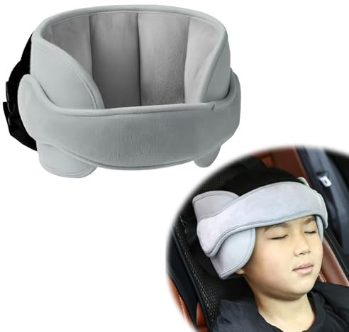 Siège Auto pour Enfant Appuie-tête Réglable, Bébé Support de Tête de Voiture, Soulagement du Cou du Siège de Voiture de Sécurité, Bande de Soutien pour la Tête du Siège Auto pour Bien Dormir