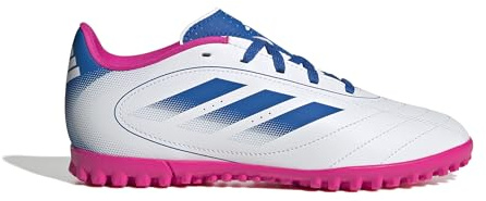 adidas Goletto VIII Astro Turf Football Boots Kids White/Blue/Pink 10 Child UK