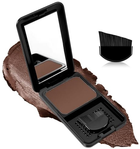 Boobeen Poudre de retouche de la racine, poudre de couverture de la racine, couleur temporaire pour les cheveux gris Poudre de couverture de la racine pour les cheveux clairsemés