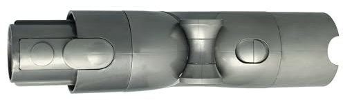 vhbw Gelenkadapter kompatibel mit Dyson V11 Advanced, V10 Total Clean, V8 Absolute, V10 Absolute Staubsauger - Verbindungsstück Rot Grau