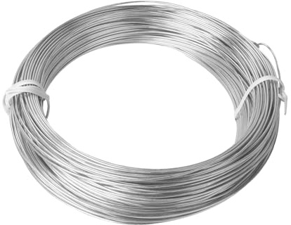 SDLDEER Garden Wire for Climbing Plants 50m, 1mm Galvanised Garden Wire Plant Twist Tie for Training Climbing Plants, Crafts, Modelling, Sculpting, DIY Gardening, Hanging and Fencing