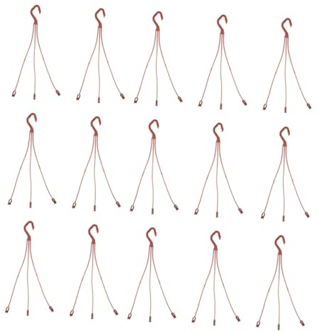 HEMOTON 20pièces Lot de Crochets pour Pots De Fleurs Plastique Suspension pour Jardinières Et Paniers