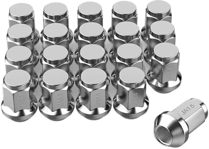 Radbolzen für Ford Fusion, Ford Focus und Ford Escape, Radmuttern, Kegelbund, 12x1,5, verchromt