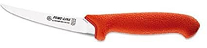 Johannes Giesser Messerfabrik PrimeLine Ausbeinmesser sehr flexibel Messer, Rot, 13 cm