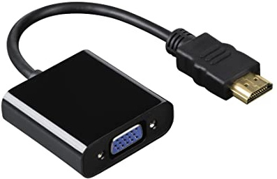 Hama 00133494 HDMI-Adapterkabel, 3,5 mm/VGA, Schwarz, Adapter für Kabel (HDMI, 3,5 mm/VGA, Male Connector/Female Connector, Schwarz)