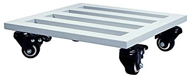 YiYYPT Pflanzroller Pflanzenroller Blumenroller wetterfest Blumentopf PflanzenstäNder mit 4 RäDern Möbelroller füR Das Wohnzimmer Blumentopf Ständer für Balkon, Garten, Terrasse - 100kg (40x40cm)