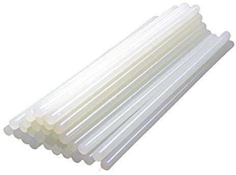ZTBH Heißklebestifte 50 stücke transluzent 7mm / 11mm heiße schmelzklebersticks, für klebstoffpistole handwerkzeuge Klebestift Schmelzen (Diameter : 11mm, Length : 300MM)
