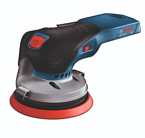 BOSCH GEX18V-5N - Lijadora orbital aleatoria sin escobillas (18 V, 12,7 cm)