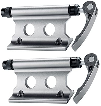 CDIYTOOL 2 Stück Fahrradgabelhalterung, Auto-Fahrradträger Mountainbike Rennrad MTB Fahrradgabelhalterung, Vorderradhalter Vorderradgabelhalter Aluminiumlegierung Transport Reisen Outdoor