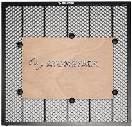 ATOMSTACK Laser Honeycomb Arbeitstisch F4N 400x400mm für laser Graviermaschine, Desktopschutz, Wabentisch Laserschutzauflage, Kompatibel für Laserschneider und Laser Gravierer