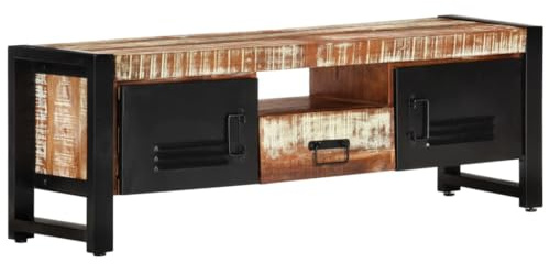 vidaXL TV-Schrank 120x30x40 cm Altholz Massiv