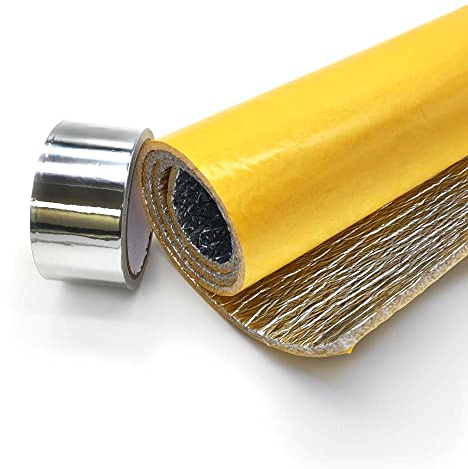 Isolant Thermique Réflecteur Autoadhésif 5m x 1,2m + Ruban Aluminium 10m