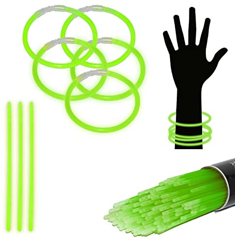 KAWIN Shopping on line Braccialetti Luminosi 400 Pezzi (Verde)