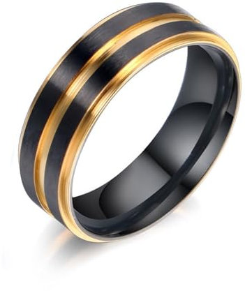 Aotiwe Silberring Herren Vintage, Verlobungsring Herren Edelstahl 6,8mm Hochglanzpoliert Freundschaftsringe Dünn Größe 60 (19.1)