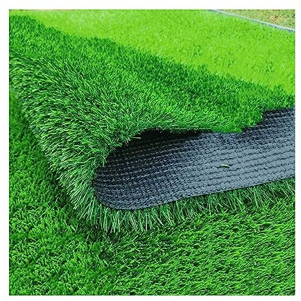 Luxuriöser Kunstrasen, Drainagelöcher/Gummirückseite, Kunstrasenteppich für Haustiere für drinnen und draußen, für Garten, Hinterhof, Terrasse, Balkon