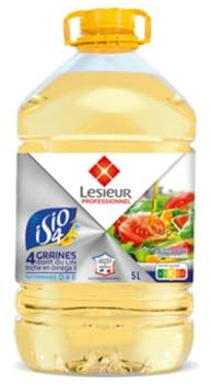 Lesieur Huile végétale Isio 4 pro 5 L