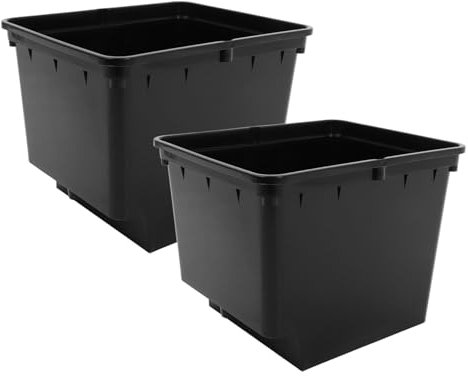Parliky Seau de Culture Hydroponique Robuste en PP pour Serrage, Panier de Croissance pour Légumes et Fruits, Germination Culture Hors Sol en Intérieur
