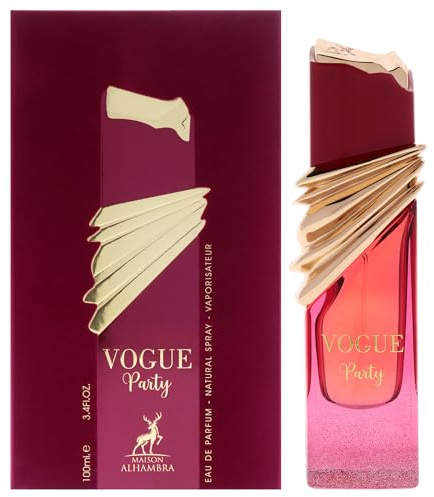Maison Alhambra Vogue Party - Sweet, Floral, Vanille, Woody - Eau de Parfum Long-Lasting Fragrance for Women, 3.4 Ounce / 100 ml